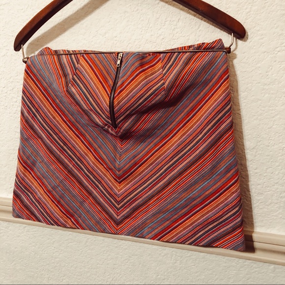 Colorful Tribal Mini Skirt - Picture 2 of 3